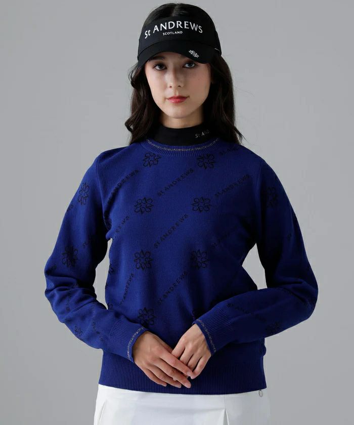 Women's Sweater St Andrews St ANDREWS 2025 Fall/Winter New Golf Wear
