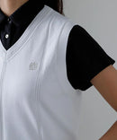 여성을위한 V- 넥 니트 조끼 St Andrews St Andrews 2025 가을/겨울 새 골프 착용