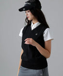 여성을위한 V- 넥 니트 조끼 St Andrews St Andrews 2025 가을/겨울 새 골프 착용