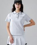 여성을위한 폴로 셔츠 세인트 앤드류스 세인트 앤드류 2025 가을/겨울 뉴 골프웨어