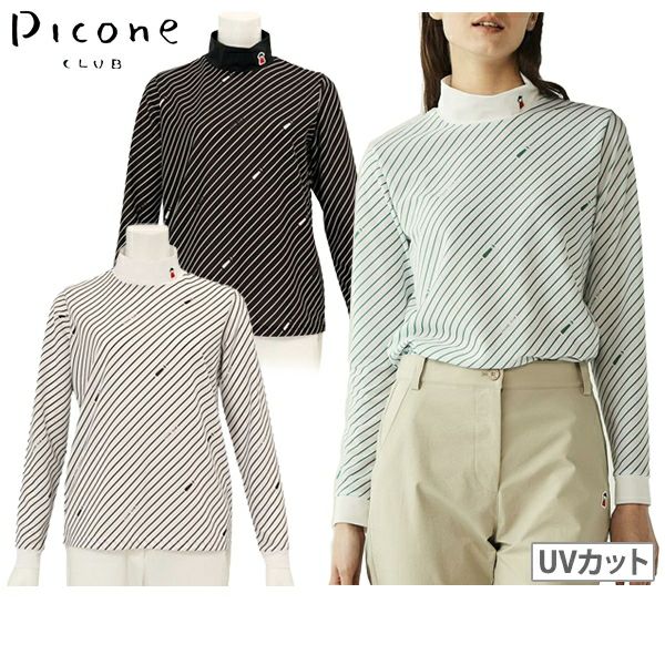 High neck shirt for women PICONE CLUB 2025 Fall/Winter New Golf Wear