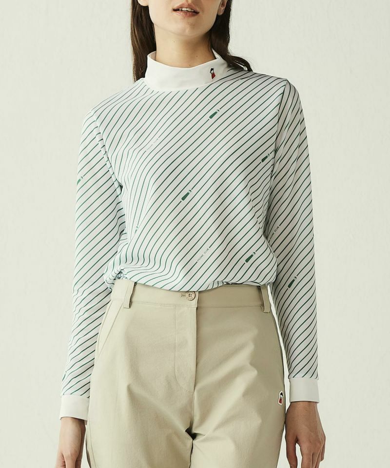 High neck shirt for women PICONE CLUB 2025 Fall/Winter New Golf Wear