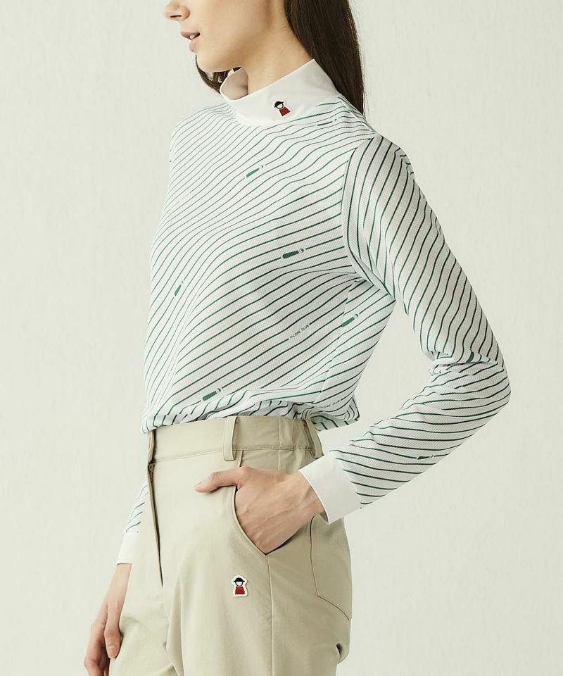 High neck shirt for women PICONE CLUB 2025 Fall/Winter New Golf Wear