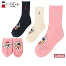 女子工作室紫红色工作室Picone 2025秋季/冬季新的袜子短袜子