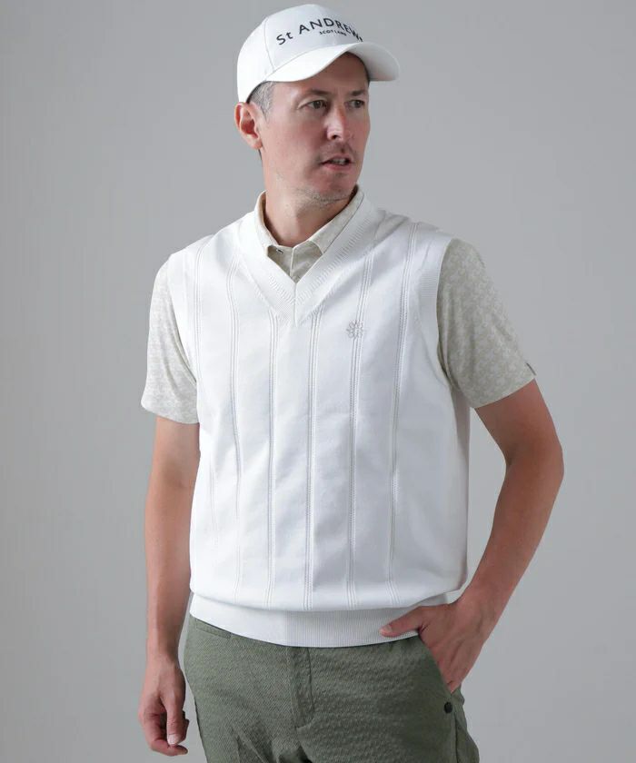 Vest Men 's St Andrews St Andrews 2025 가을/겨울 뉴 골프 착용