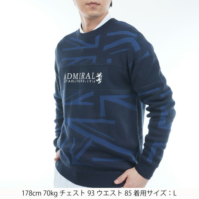 セーター メンズ アドミラルゴルフ Admiral Golf 日本正規品 2025 秋冬 新作 ゴルフウェア
