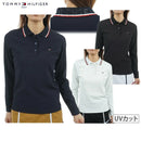 여성을위한 폴로 셔츠 Tommy Hilfiger 골프 Tommy Hilfiger Golf Japan Genuine Product 2025 가을/겨울 뉴 골프 착용