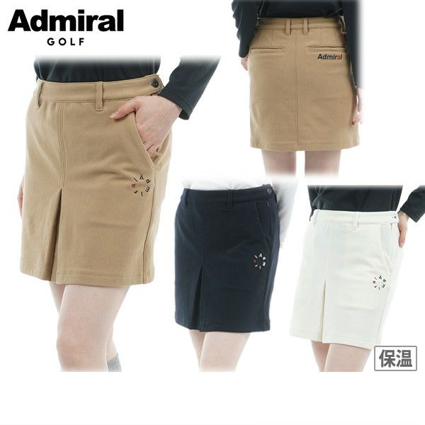 Women's Skirt Admiral Golf Japan Official Product 2025 Fall/Winter New Golf Wear