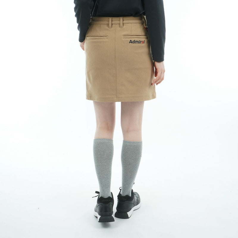 Women's Skirt Admiral Golf Japan Official Product 2025 Fall/Winter New Golf Wear