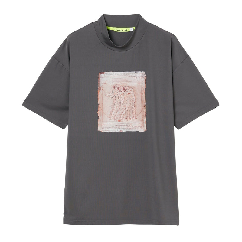 High neck shirt for men VIVA HEART 2025 Autumn/Winter New Golf Wear