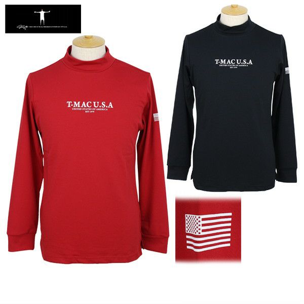 High neck shirt for men T-MAC 2025 Fall/Winter New Golf Wear