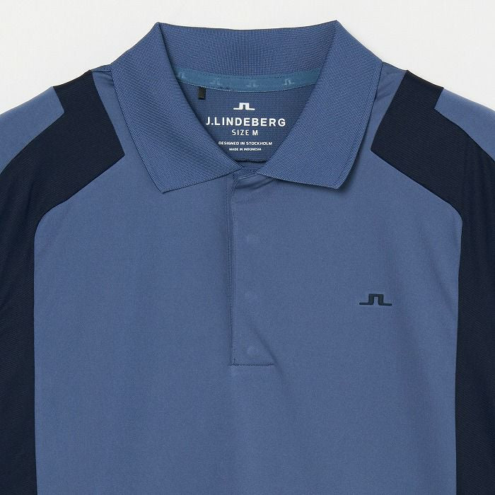 Men's Polo Shirt J.LINDEBERG Japan Official Product 2025 Fall/Winter New Golf Wear