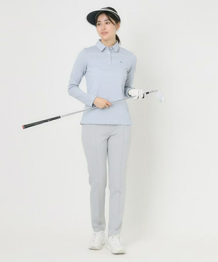 Women's polo shirt adabat adabat 2025 autumn/winter new golf wear