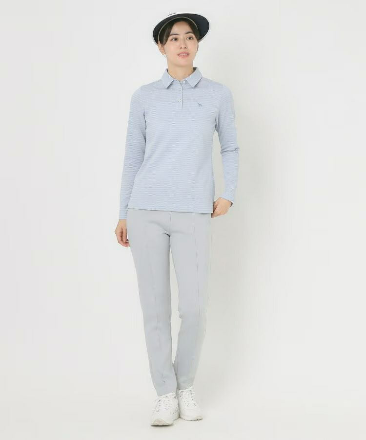 Women's polo shirt adabat adabat 2025 autumn/winter new golf wear