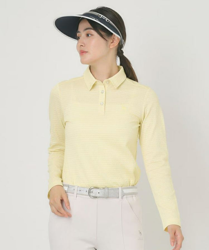 ポロシャツ レディース アダバット adabat 2025 秋冬 新作 ゴルフウェア