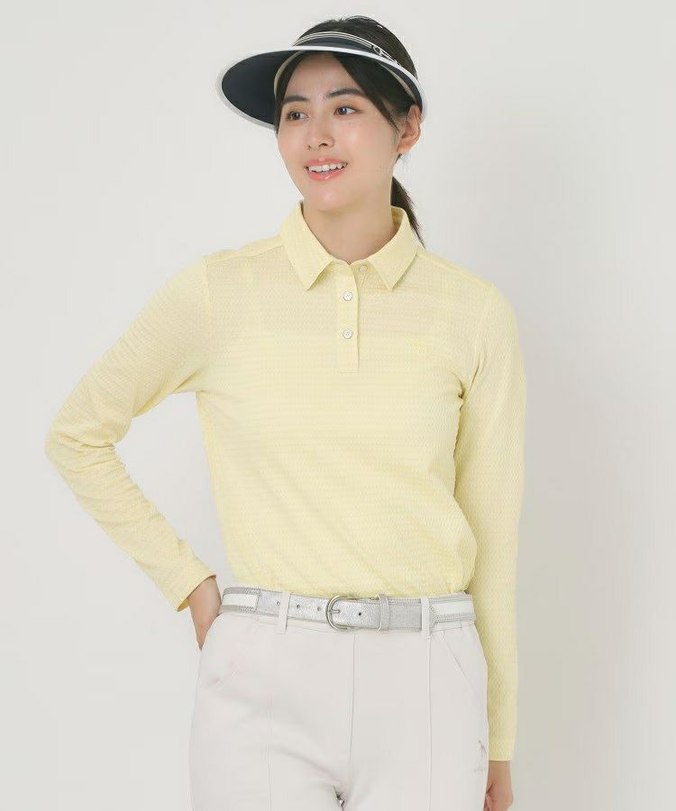 Women's polo shirt adabat adabat 2025 autumn/winter new golf wear
