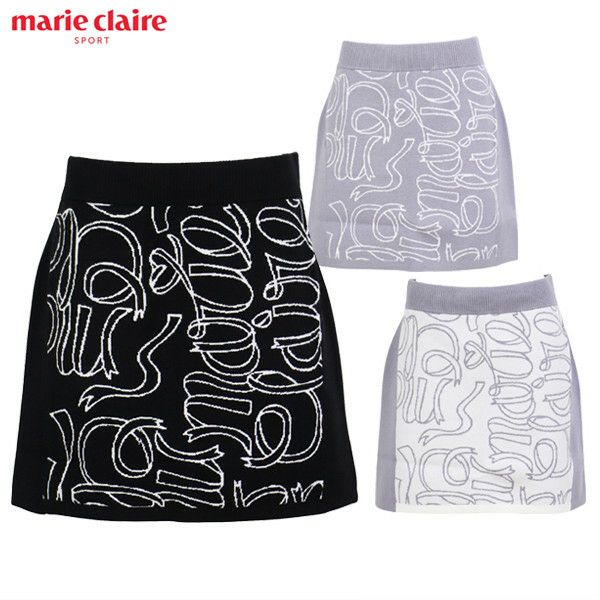 Knit skirt for women Marie Claire Sport marie claire sport 2025 autumn/winter new golf wear