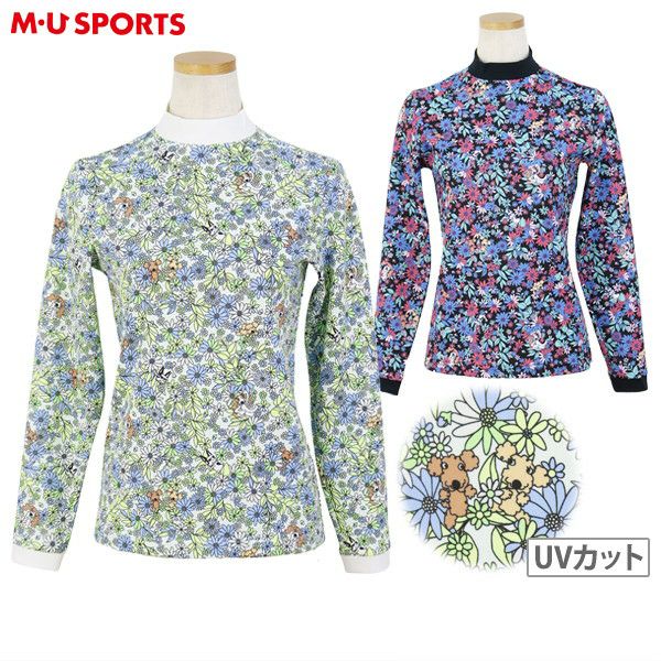ハイネックシャツ レディース MUスポーツ エムユー スポーツ M.U SPORTS MUSPORTS 2025 秋冬 新作 ゴルフウェア