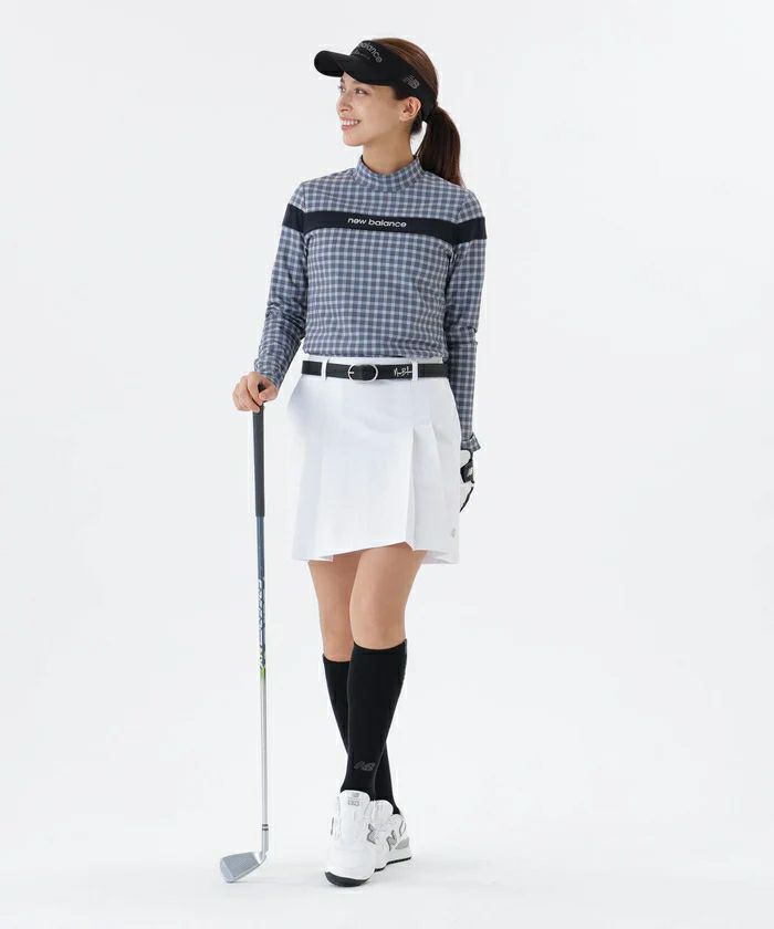 高领衬衫女士新百伦高尔夫new balance golf 2025秋冬新款高尔夫球服