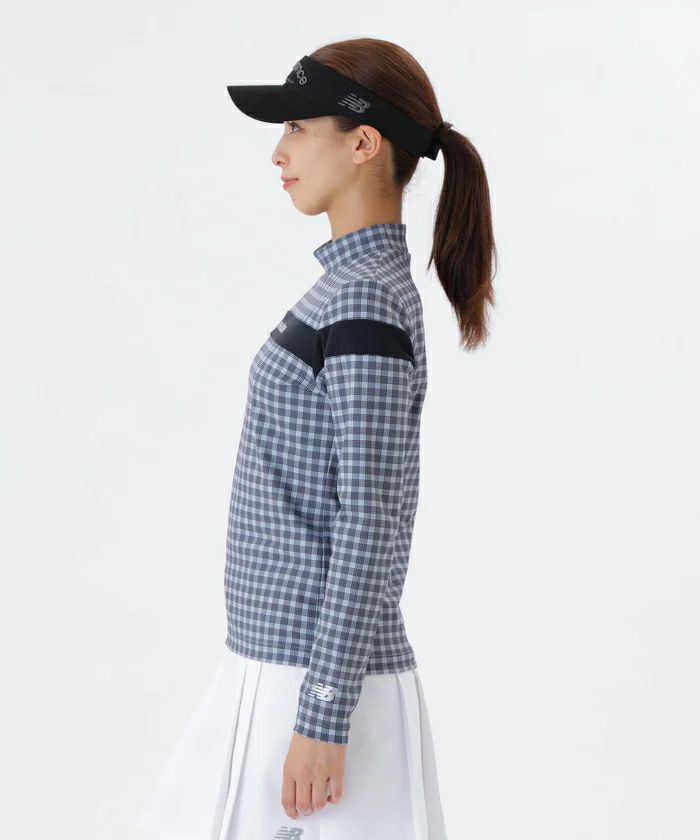 高领衬衫女士新百伦高尔夫new balance golf 2025秋冬新款高尔夫球服