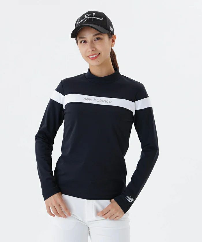 高领衬衫女士新百伦高尔夫new balance golf 2025秋冬新款高尔夫球服