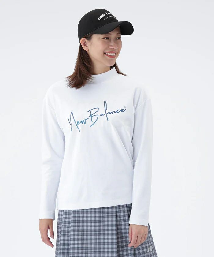 여성을위한 하이 넥 셔츠 뉴 밸런스 골프 뉴 밸런스 골프 2025 가을/겨울 뉴 골프 착용