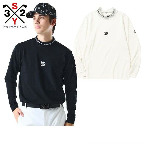 高领衬衫男士SY32 by SWEET YEARS GOLF SWEET YEARS高尔夫日本正品2025秋冬新款高尔夫服装