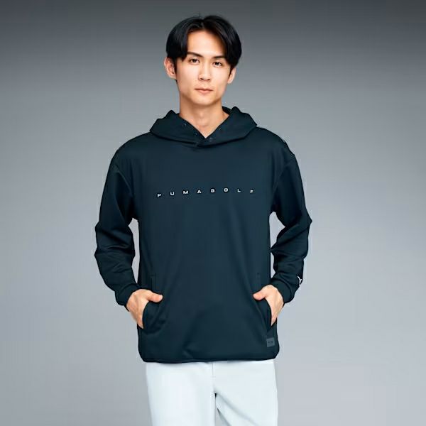 男子連帽衫PUMA高爾夫日本官方產品日本標準2025秋季/冬季新高爾夫服裝