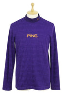 High neck shirt for men Ping 2025 Fall/Winter New Golf Wear