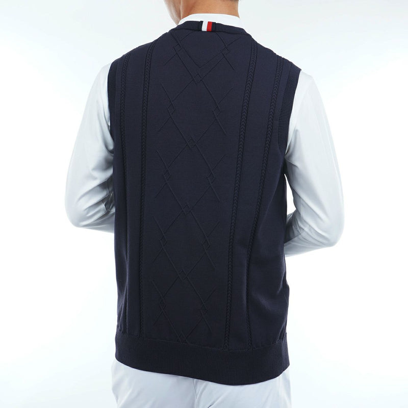 ニットベスト メンズ トミー ヒルフィガー ゴルフ TOMMY HILFIGER GOLF 日本正規品 2025 秋冬 新作 ゴルフウェア