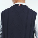 ニットベスト メンズ トミー ヒルフィガー ゴルフ TOMMY HILFIGER GOLF 日本正規品 2025 秋冬 新作 ゴルフウェア
