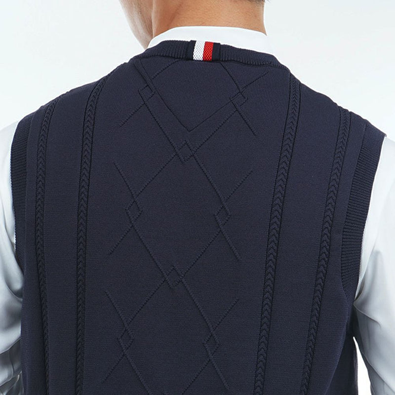 ニットベスト メンズ トミー ヒルフィガー ゴルフ TOMMY HILFIGER GOLF 日本正規品 2025 秋冬 新作 ゴルフウェア