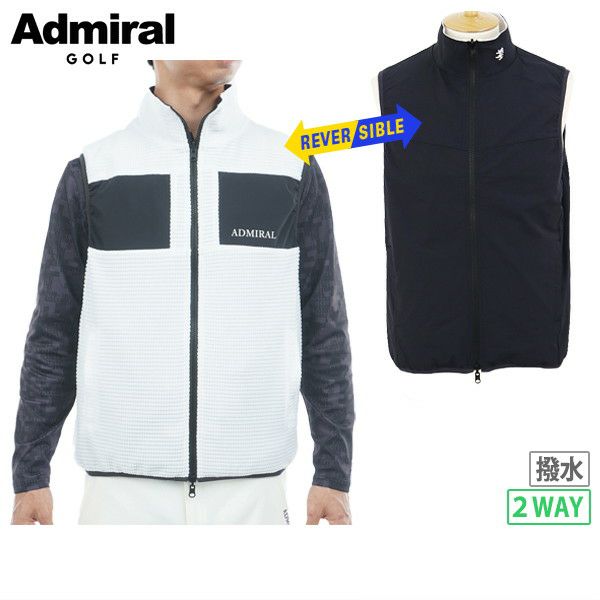 Vest  Men's Admiral Golf Admiral Golf Japan Official Product 2025 Fall/Winter New Golf Wear