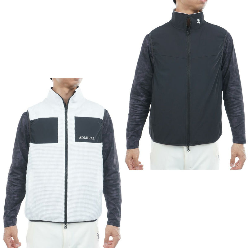 Vest  Men's Admiral Golf Admiral Golf Japan Official Product 2025 Fall/Winter New Golf Wear