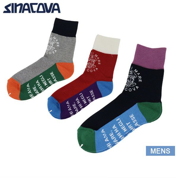 男士袜子Sinacova 2025秋季/冬季新高尔夫
