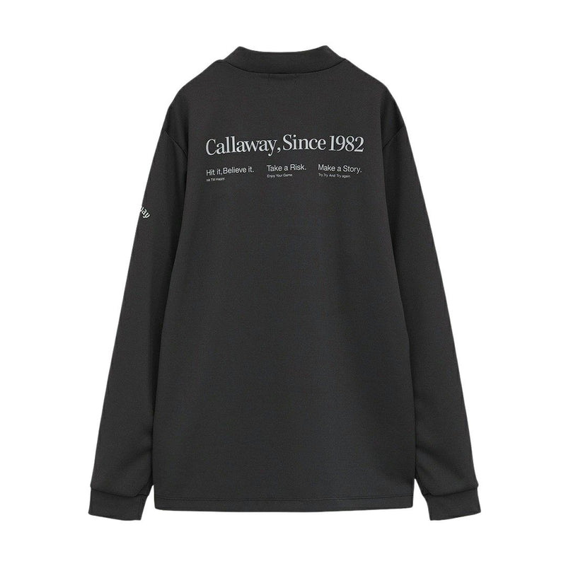 男士高脖子衬衫Callaway服装Callaway高尔夫Callaway服装2025秋季/冬季新高尔夫服装