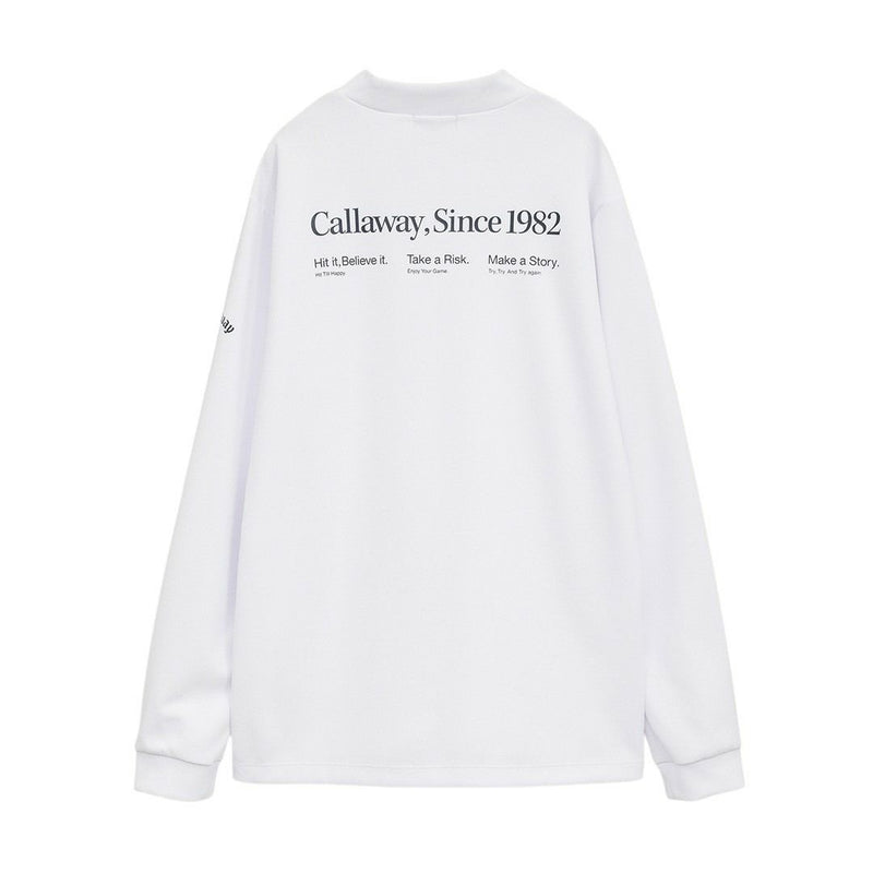 男士高脖子衬衫Callaway服装Callaway高尔夫Callaway服装2025秋季/冬季新高尔夫服装