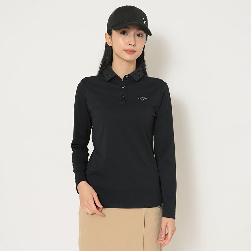 女子马球衬衫卡拉威服装Callaway高尔夫Callaway服装2025秋季/冬季新高尔夫服装