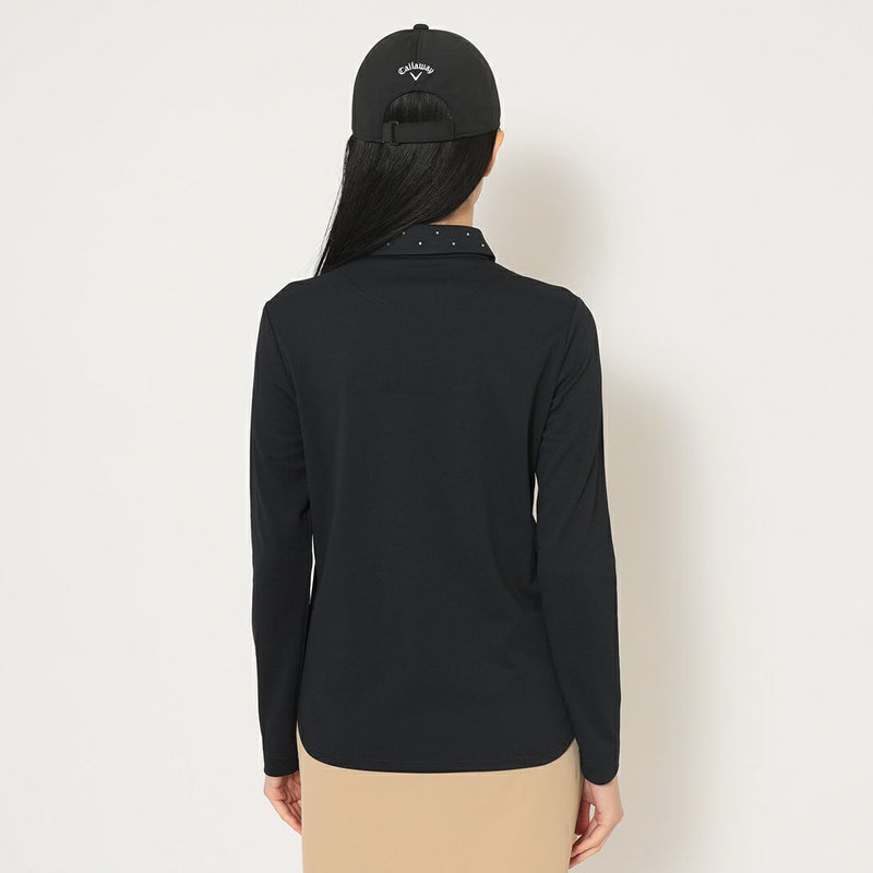 女子马球衬衫卡拉威服装Callaway高尔夫Callaway服装2025秋季/冬季新高尔夫服装