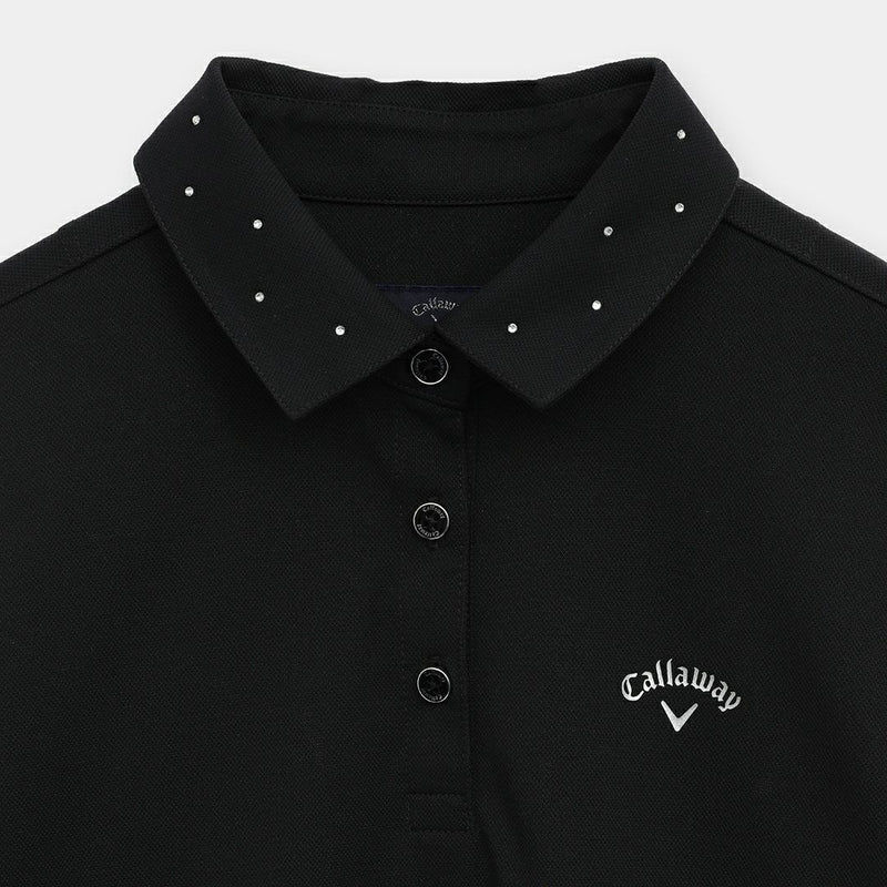 女子马球衬衫卡拉威服装Callaway高尔夫Callaway服装2025秋季/冬季新高尔夫服装