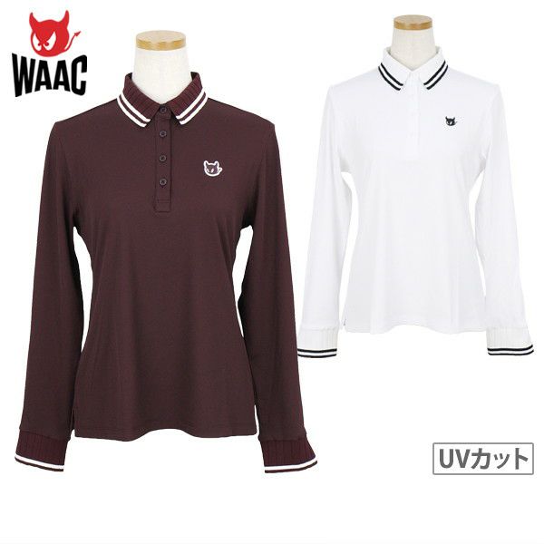 polo衫女士瓦克WAAC日本正品2025秋冬新款高尔夫球服