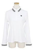 女子polo衬衫WAAC日本正版产品2025秋季/冬季新高尔夫服装