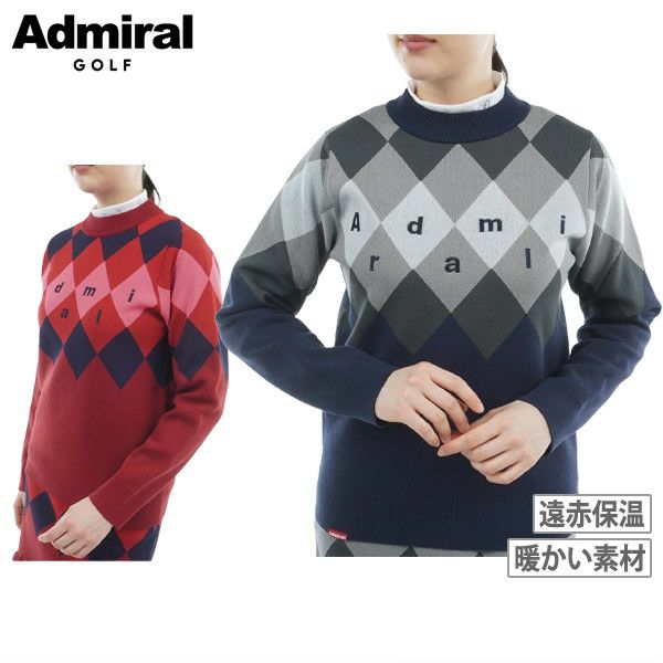 セーターレディース アドミラルゴルフ Admiral Golf 日本正規品 2025 秋冬 新作 ゴルフウェア
