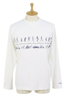 High neck shirt for men VIVA HEART 2025 Autumn/Winter New Golf Wear