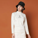 High neck shirt for women VIVA HEART 2025 Autumn/Winter New Golf Wear