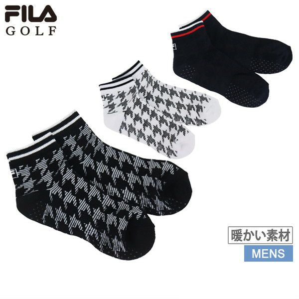 スニーカー丈ソックス メンズ フィラゴルフ FILA GOLF 2025 秋冬 新作 ゴルフ