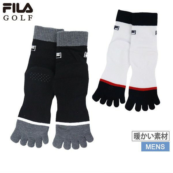 ５本指ソックス メンズ フィラゴルフ FILA GOLF 2025 秋冬 新作 ゴルフ