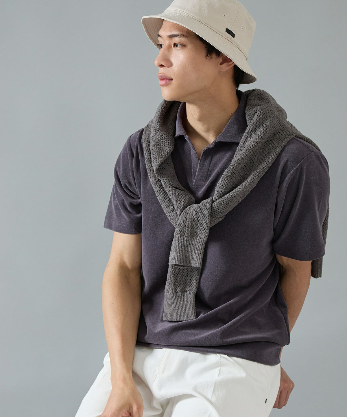 新品‼️Jun & Rope ゴルフ セーター Lサイズ JUN&ROPE' JUN＆ROPE メンズ プルオーバーニット ロープ柄