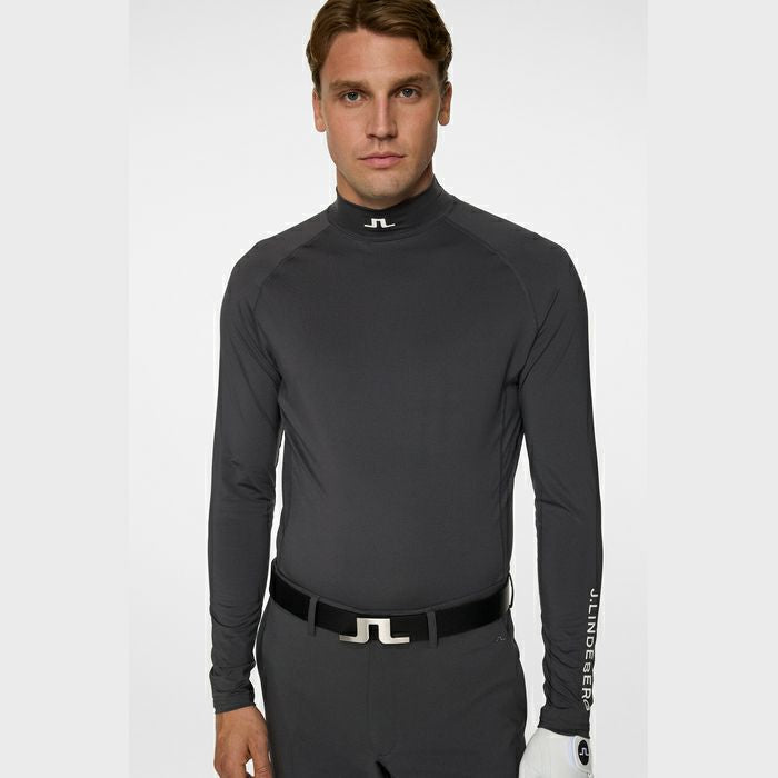 High neck shirt for men J.LINDEBERG J.LINDEBERG Japan genuine product 2025 Autumn/Winter new golf wear