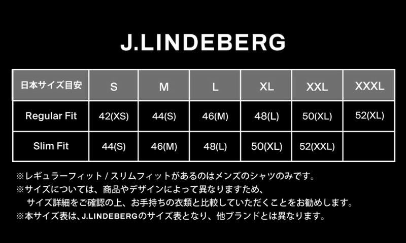 High neck shirt for men J.LINDEBERG J.LINDEBERG Japan genuine product 2025 Autumn/Winter new golf wear